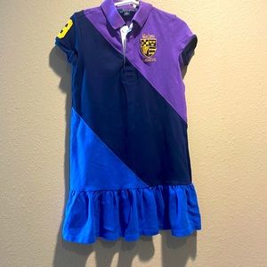 Polo GIRLS Size 6 Dress Pique Polo Design